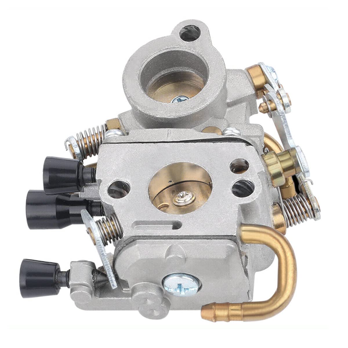ZAMDOE Carburateur pour Sthil TS420 TS410 TS410Z TS420Z scie à béton, remplace # C1Q-S118 4238-120-0600, avec filtre à air 4238 140 1800 + conduite de carburant + bougie d'allumage