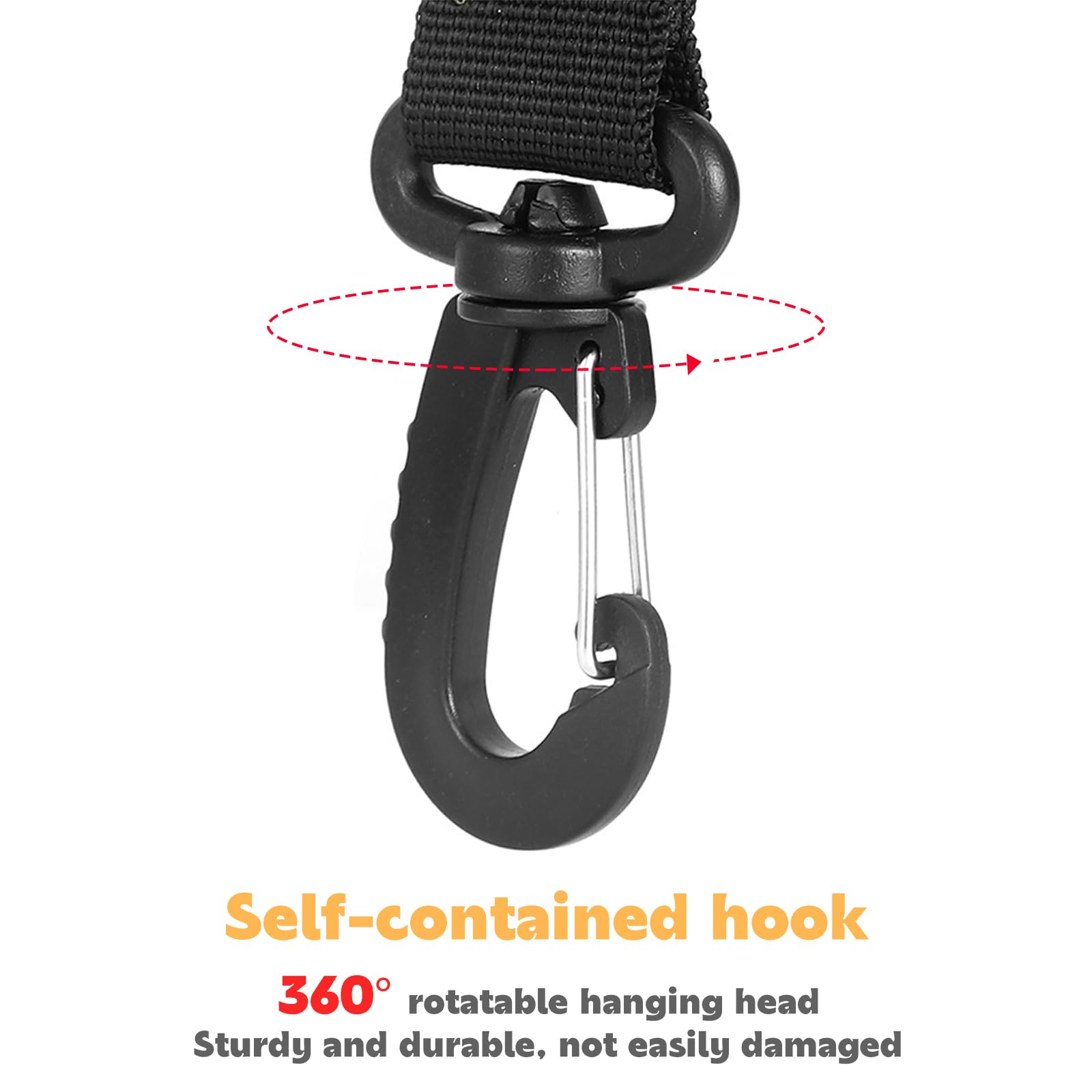 Zuignaphaken, set van 4 stuks camping zuignappen met haken, extra sterk, zuignap-anker met bevestiging, multifunctionele zuignappen voor auto, camping, camper, huishouden, tent, zonnezeil, luifel