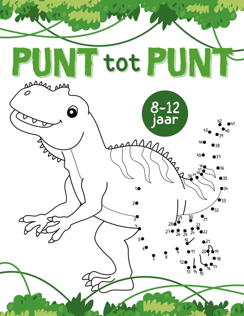 Punt tot Punt voor Kinderen 8–12 Jaar: Creatief Tekenboek met Easy, Medium & Hard Uitdagingen 120 Pagina’s Minder Schermtijd, Meer Creativiteit
