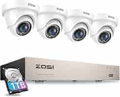 Kit Videosorveglianza ZOSI WiFi Esterno - 6 Telecamere 4MP Con NVR 2TB - Foto 5