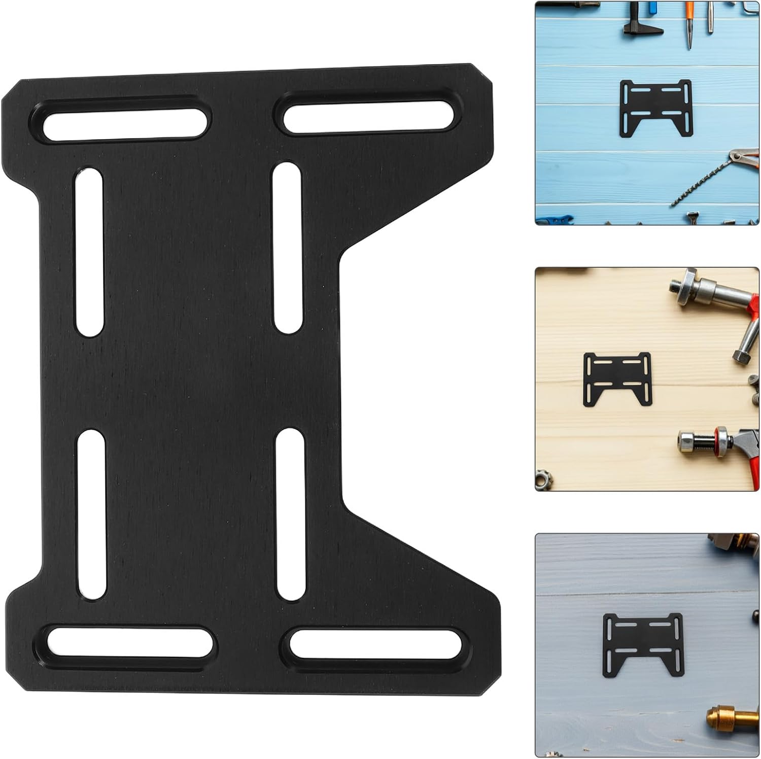 1set Heavy Duty Aluminum Engine Mount Adapter Plate Bracket for Predator Motor Swap with Heat Resistant Motor Mount Easy Installation Engine Bracket for Mini Bike Go Kart