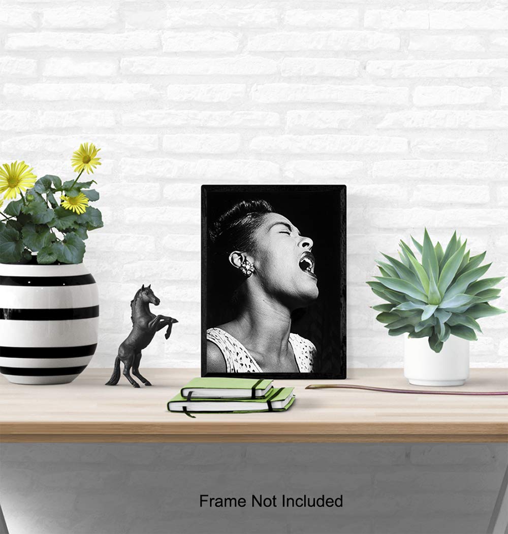 Amazon.com: Billie Holiday Poster - Black African American Wall