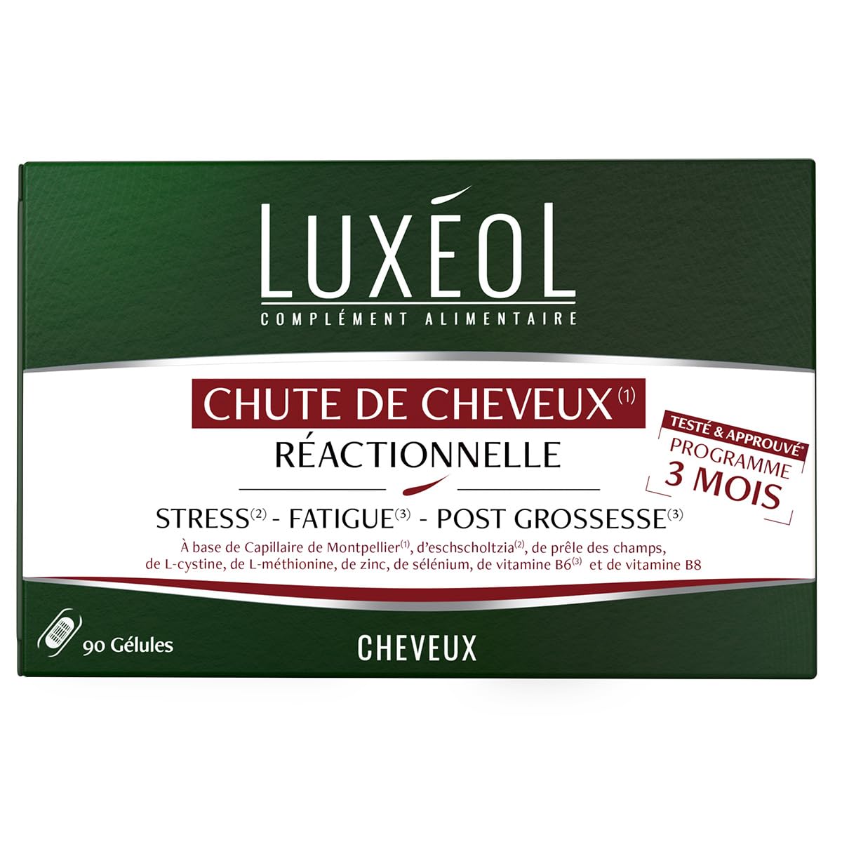 Chute de cheveux réactionnelle 3 mois
