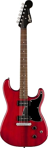 Paranormal Strat-O-Sonic, Laurel Fingerboard, Black Pickguard, Crimson Red Transparent