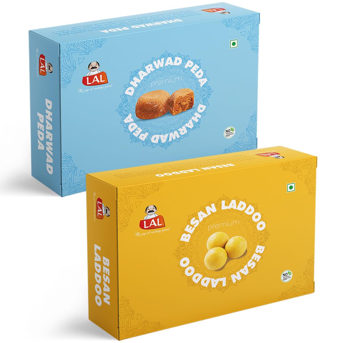 Lal Sweets Combo Pack Of Dharwad Peda 400g & Besan Laddoo 400g || Indian Sweets Mithai || Diwali Gift (B0C9QZLJ3L) Amazon Price History, Amazon Price Tracker