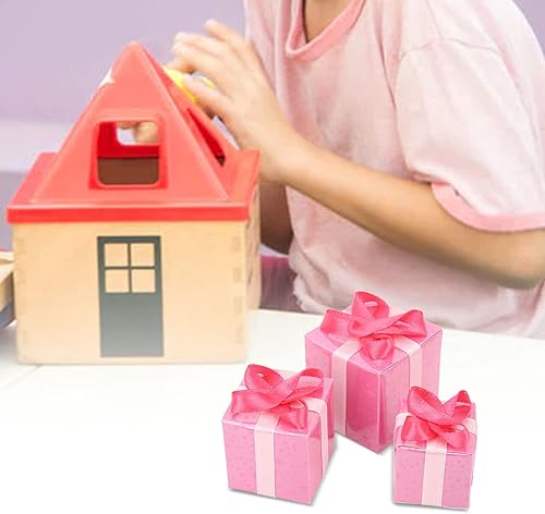 Miniatura 2 de Cajas de regalo de casa de muñecas 112, juego de figuritas de paquetes de Navidad para decoración navideña