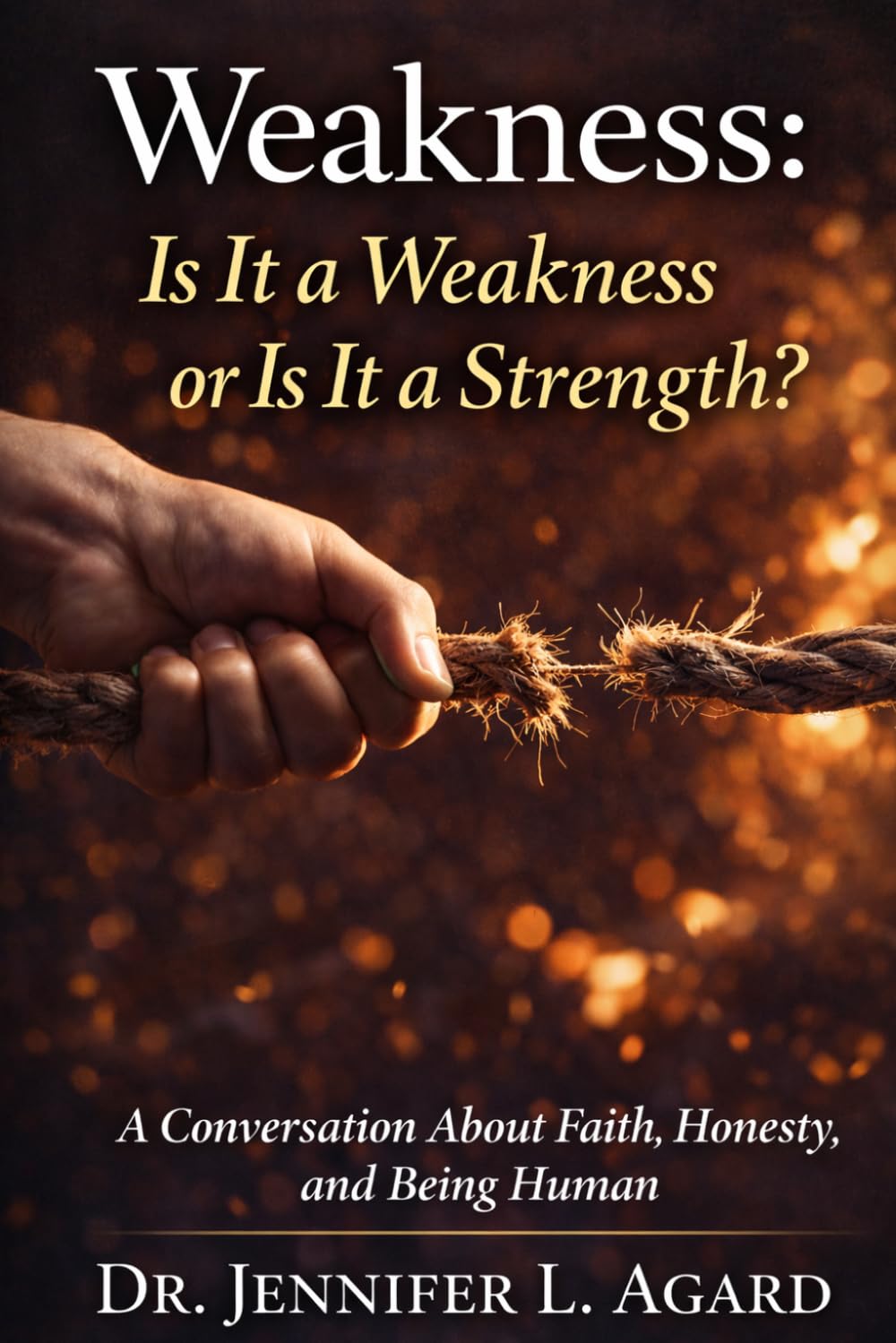 WEAKNESS: IS IT A WEAKNESS OR IS IT A STRENGTH?: A Conversation About Faith, Honesty, and Being Human