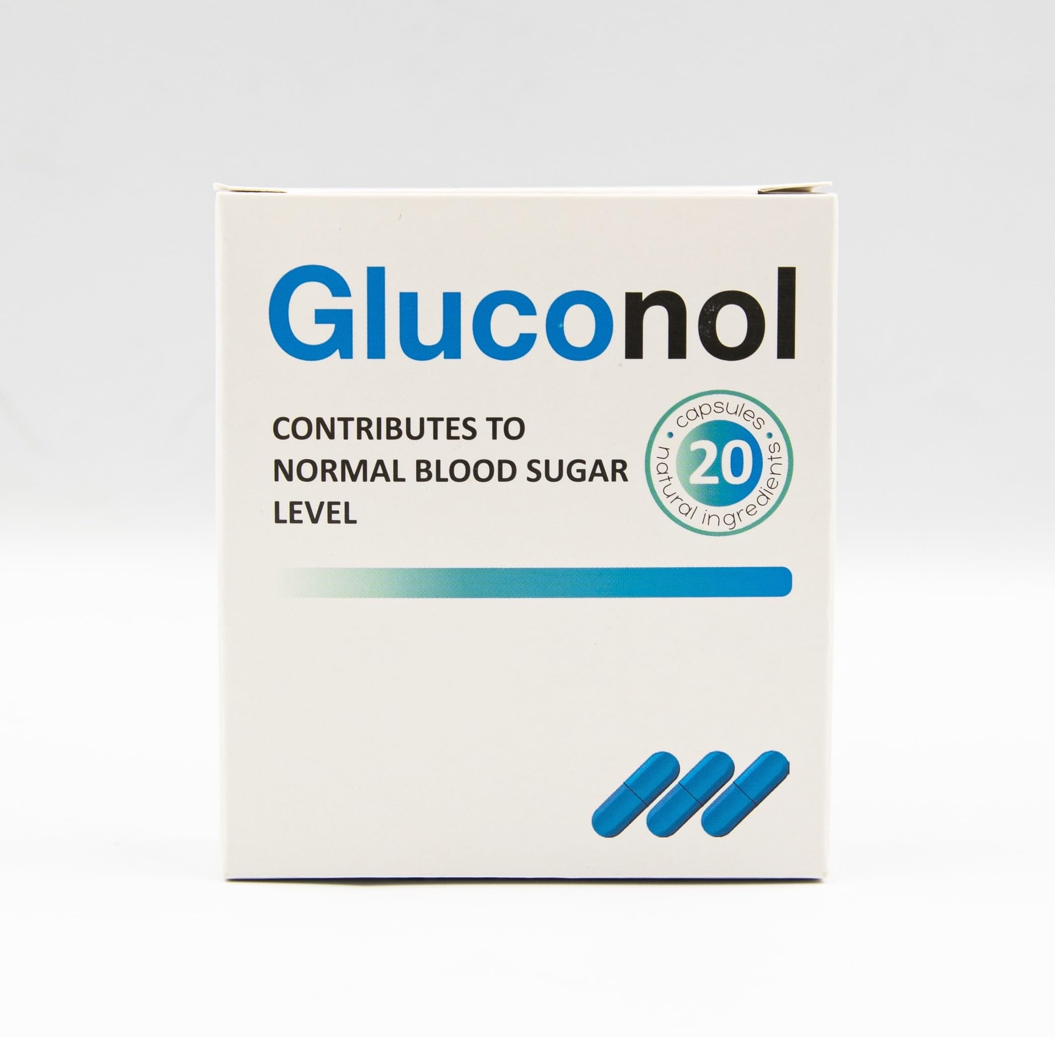 Gluconol kapseln - pflanzliches nahrungsergänzungsmittel 20 kapseln.