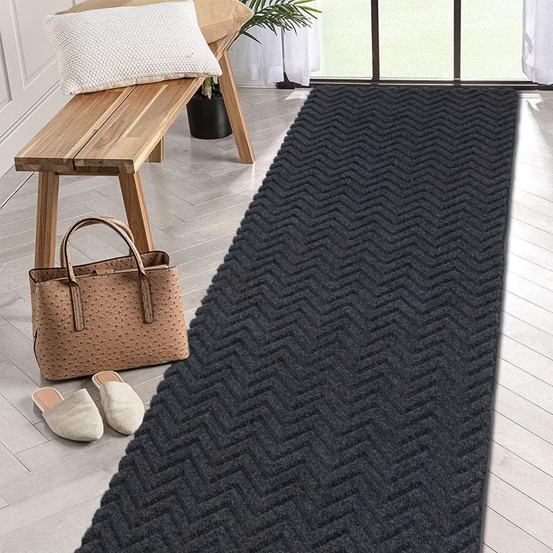 Petgrow Heavy Duty Hallway Runner Rug 2FTX15FT,Custom Size Backed Non-Slip Area Rugs Runner,Outdoor Indoor Carpet Door Mat for Floor Entryway,Kitchen
