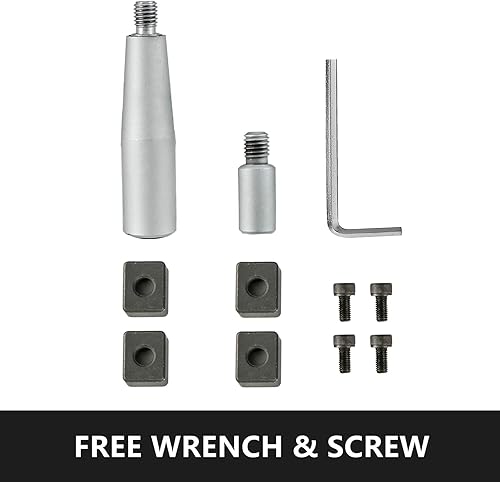 Vista 7 de VEVOR Mesa rotativa 8 pulgadas horizontal vertical HV8 precisión 3MT fresadora máquina de perforación Vernier lectura fresado taladrado