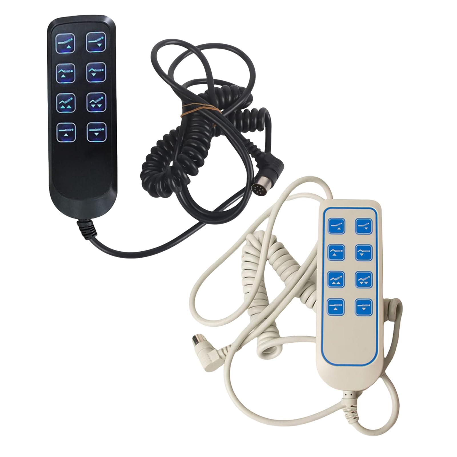 Controlador de cama elevadora de 8 pines, repuesto eléctrico, mesa de operaciones, manual de usuario, botón de control remoto, placa elevadora, mando a distancia, barra de presión eléctrica