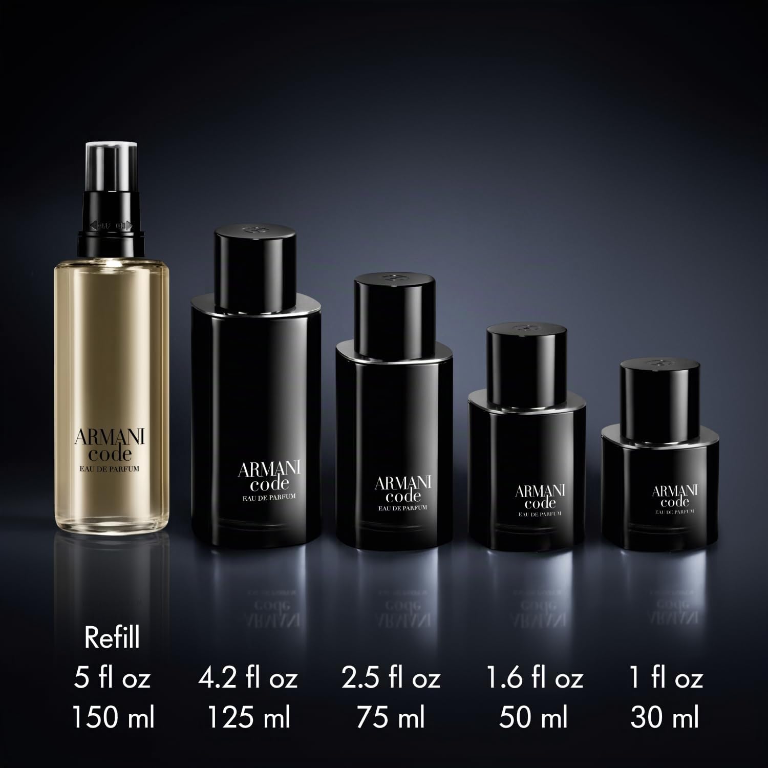 Armani Beauty - Codice - Eau de Parfum - Colonia Uomo - Profumo Uomo Fougère Ambery Speziato - Mandarino Verde, Noce moscata, Note di Fava Tonka