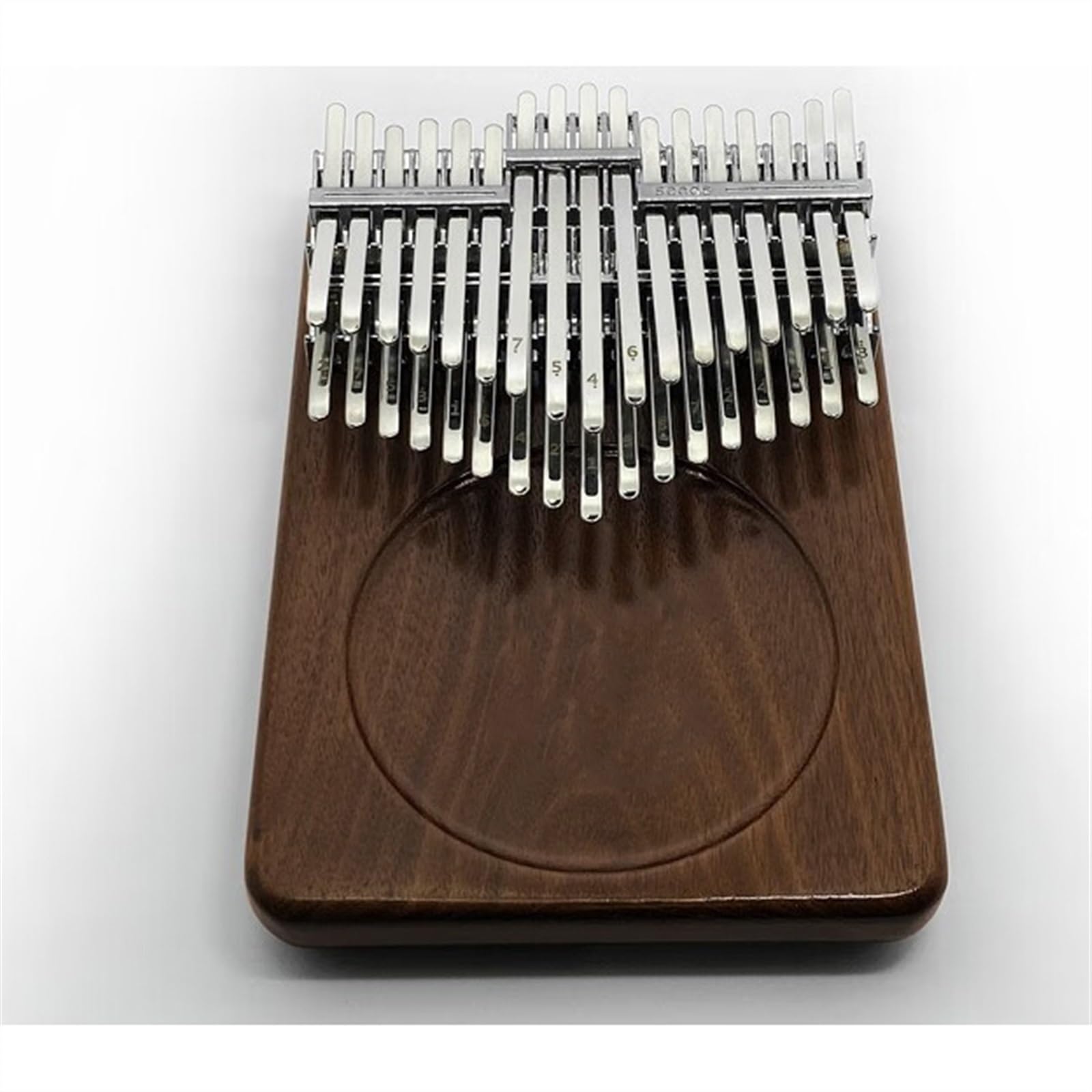 Kalimba A 34 Tasti In Noce Nero – Con Pickup, Borsa EVA E Accessori – Suono Ricco E Delicato