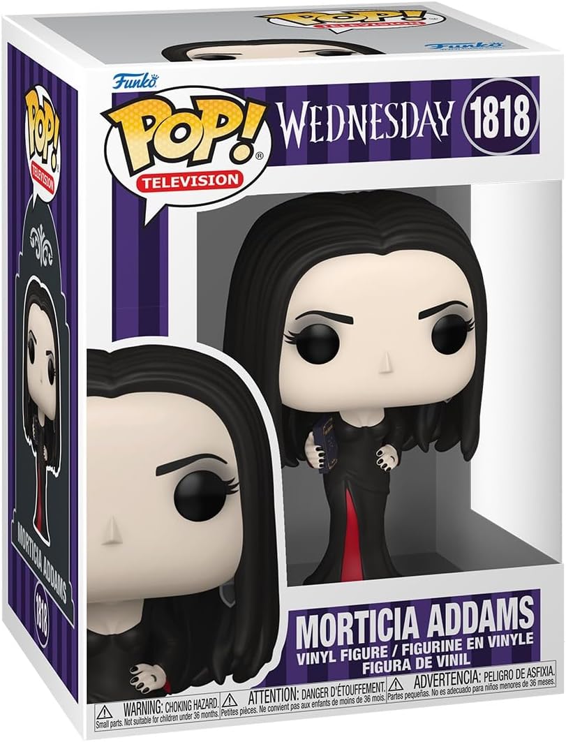 Funko Pop! TV: Wednesday – Morticia Addams – Collectable Vinyl Figure – Gift Idea – Official Merchandise – Toys for Kids & Adults – Horror Fans – Model Figure for Collectors and Display Funko Pop! TV: Wednesday – Morticia Addams – Collectable Vinyl Figure – Gift Idea – Official Merchandise – Toys for Kids & Adults – Horror Fans – Model Figure for Collectors and Display