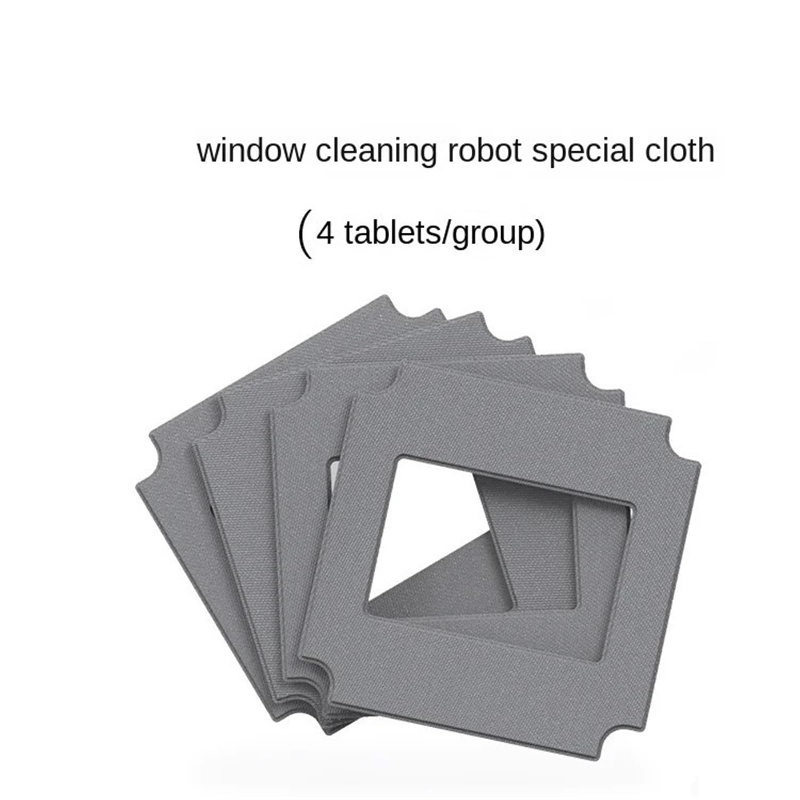 Panno for Robot for La Pulizia Dei Vetri, Compatibile Con HUTT, W66 W55, Straccio for Robot for La Pulizia Dei Vetri(W55)