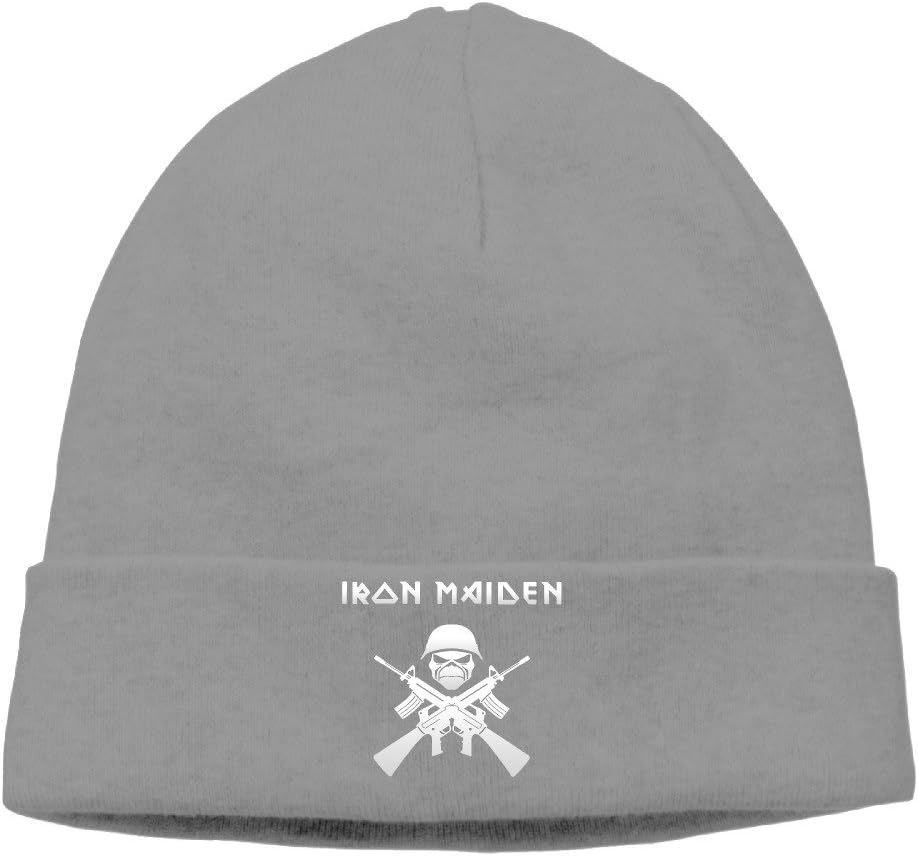 Heavy Metal Band Iron Maiden Logo Leyton Steve Harris Slouchy Watch Hat Hipster Beanie