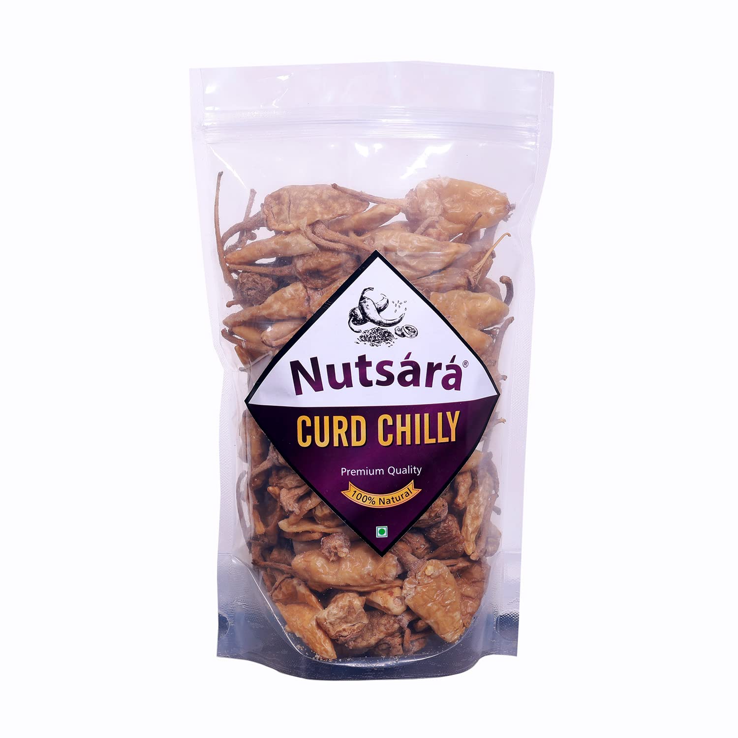 Nutsara Curd Chilli, Curd Chillies Dry - Dahi Mirchi 350gm (B09WN6CNB4) Amazon Price History, Amazon Price Tracker