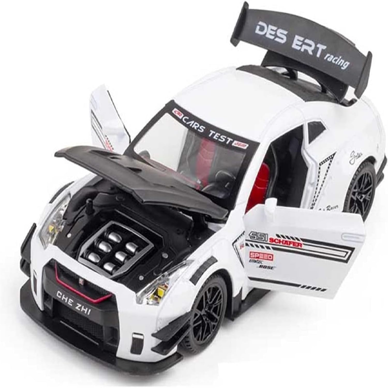 1:24 for Nissan GTR R35 Sports Car Alloy Model Car Kids Toys Car Diecasts Toy Vehicles Toy Cars Strong Pull Back Sounds