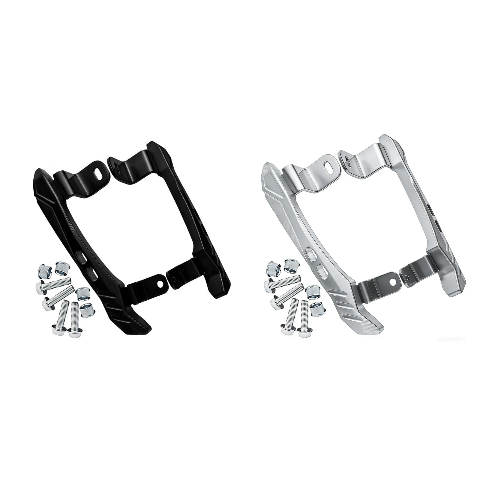 Maniglia posteriore anodizzata per moto YZFR3, nera | Alluminio lavorato con lunga durata per la pista generale del passeggero del motociclo, facile installare