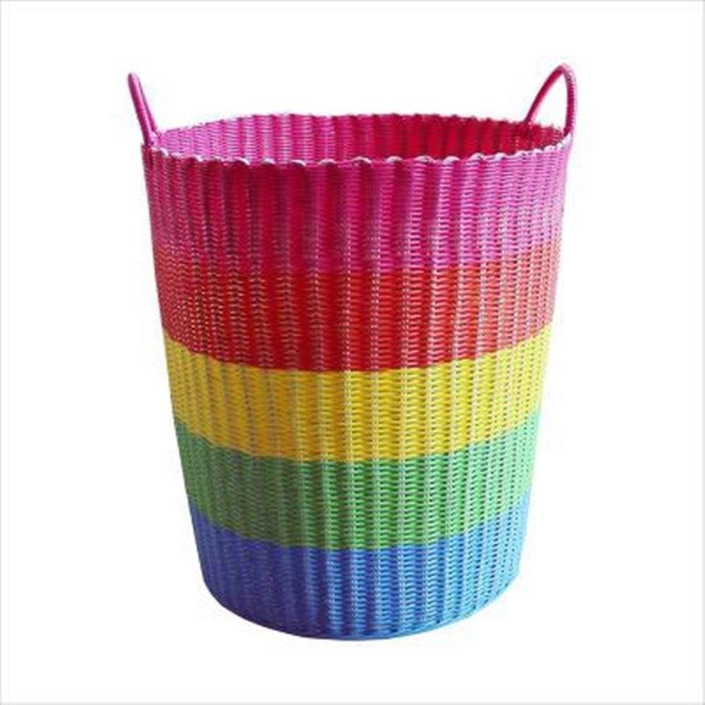 ランドリーバスケット ランドリーバスケット服バスケットは汚れた服ランドリーバスケット汚れた服のバスケット家庭用品仕上げ多色オプションを入れて 洗濯物入れ 贈り物 雑貨収納 48x48x50cm Color Size