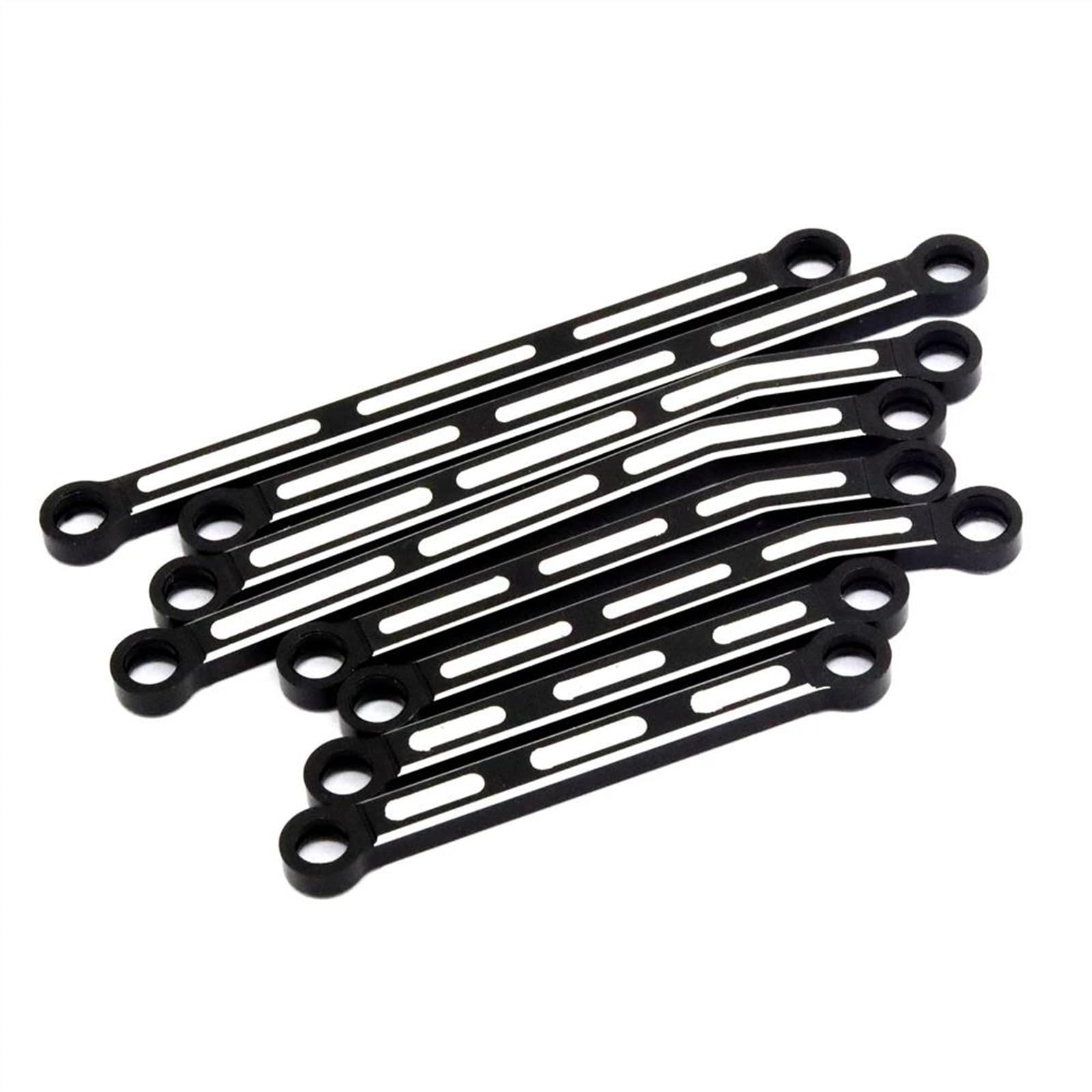 para Traxxas para TRX4M para Bronco para Defender 1/18 Coche Trepador Control Remoto Modelo Piezas Mejora Varillaje Metal Kit Varilla Enlace Modificación Aumentada Accesorios Coches RC(Black)