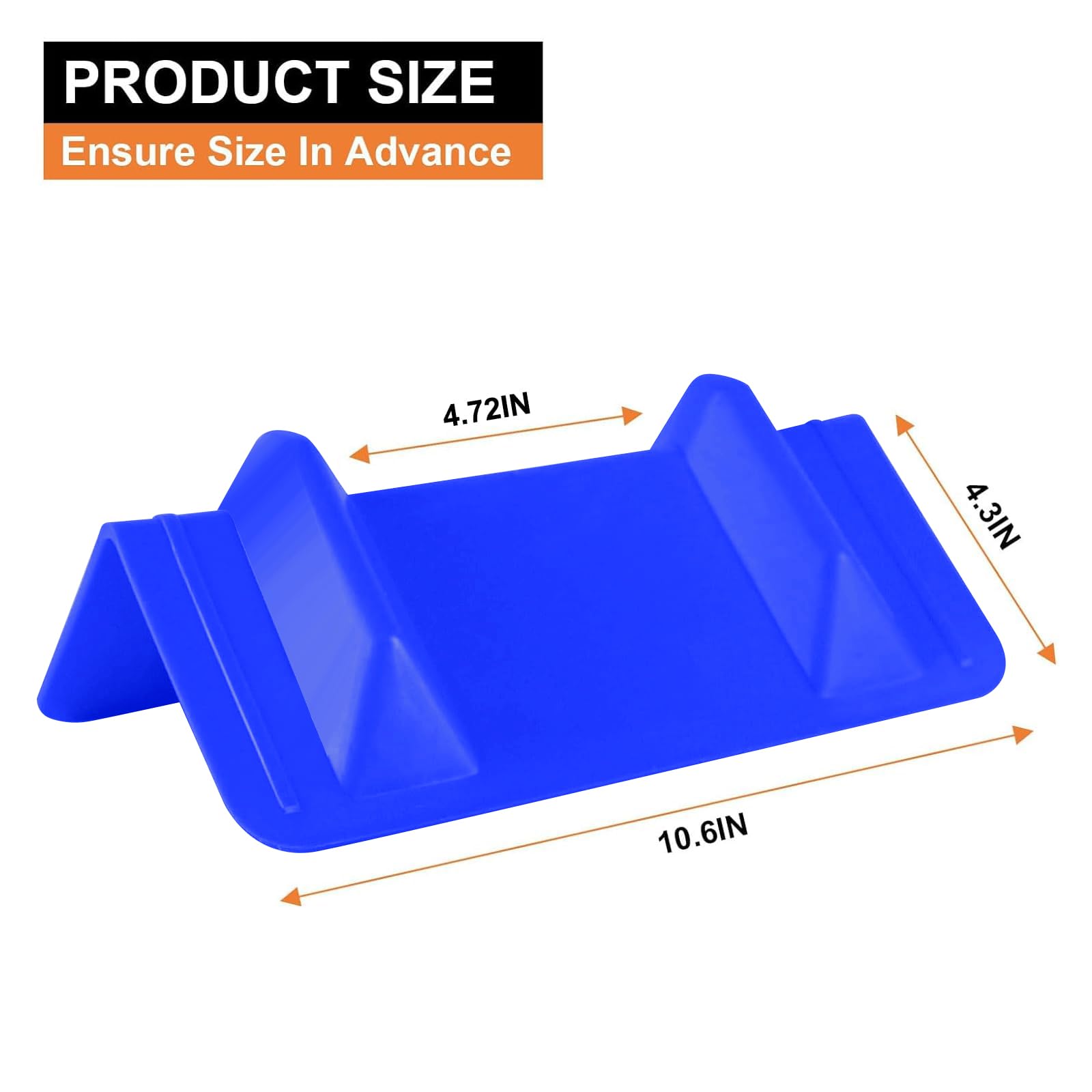 Confezione da 24 protezioni angolari piatte per spedizioni di carichi, protezioni in plastica per cinghie a cricchetto, protezioni angolari per cinghie, blu