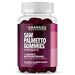 Saw Palmetto for Women with 2500mcg Biotin - DHT Blocker and Hair, Skin, Nail Health Gummies - 60 Count - Supports Stronger and Fuller Looking Locks and Radiant Skin - Vegan, Non-GMO, 1 Month Supply