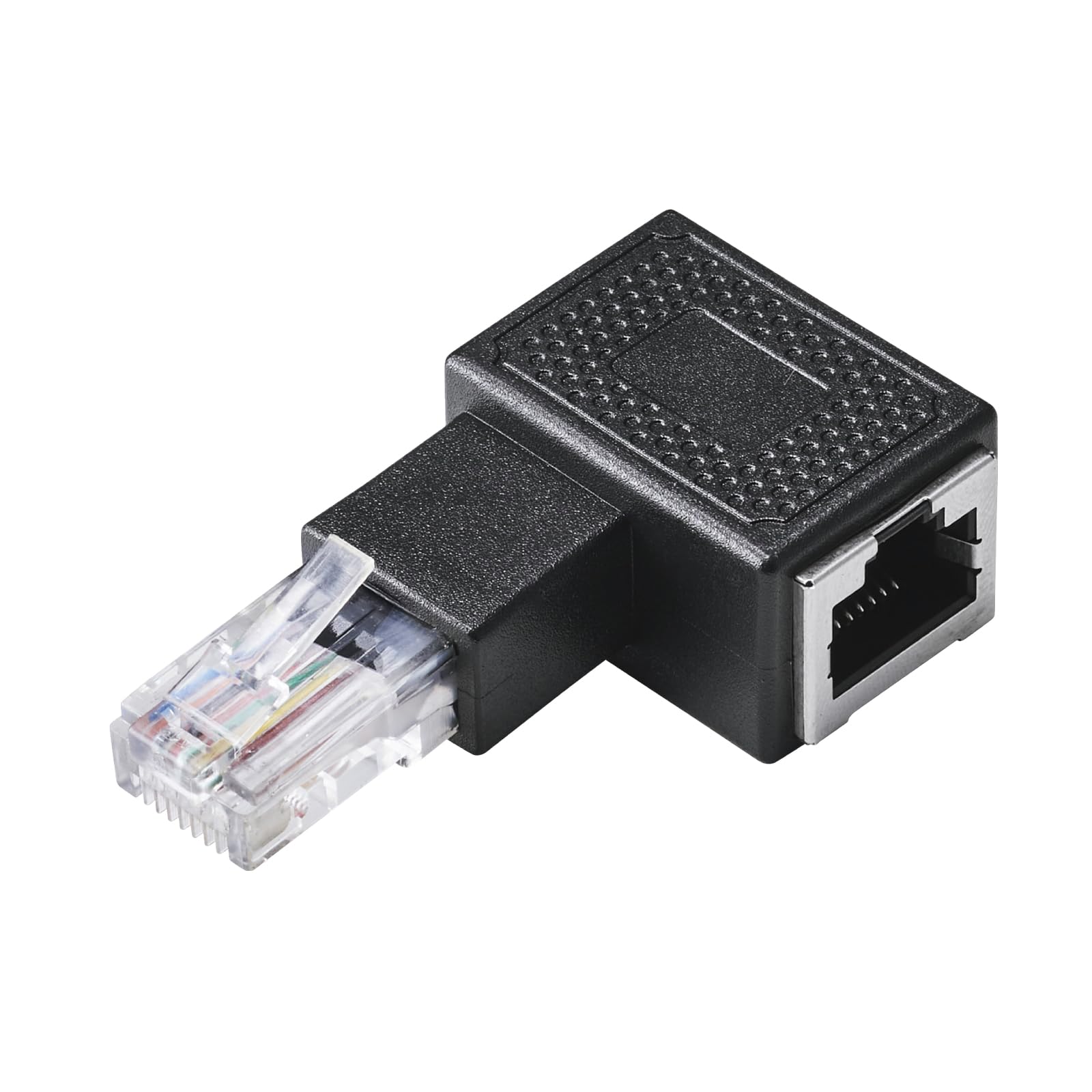 LANケーブル RJ45 コネクタ 黒 Amazon.co.jp: エレコム RJ45 中継コネクタ Cat5e LANケーブル L字