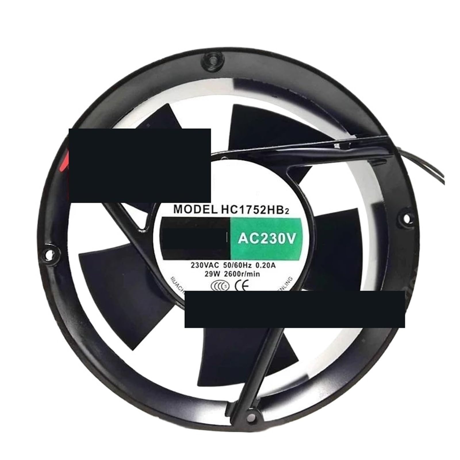 BRODEFUP HC1752HB2 230V 15cm 29W Cabinet Cooling Axial Fan