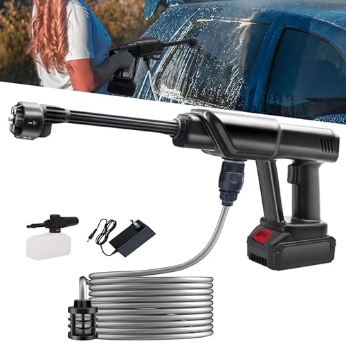 Cordless Pressure Washer with 6-in-1 Nozzle