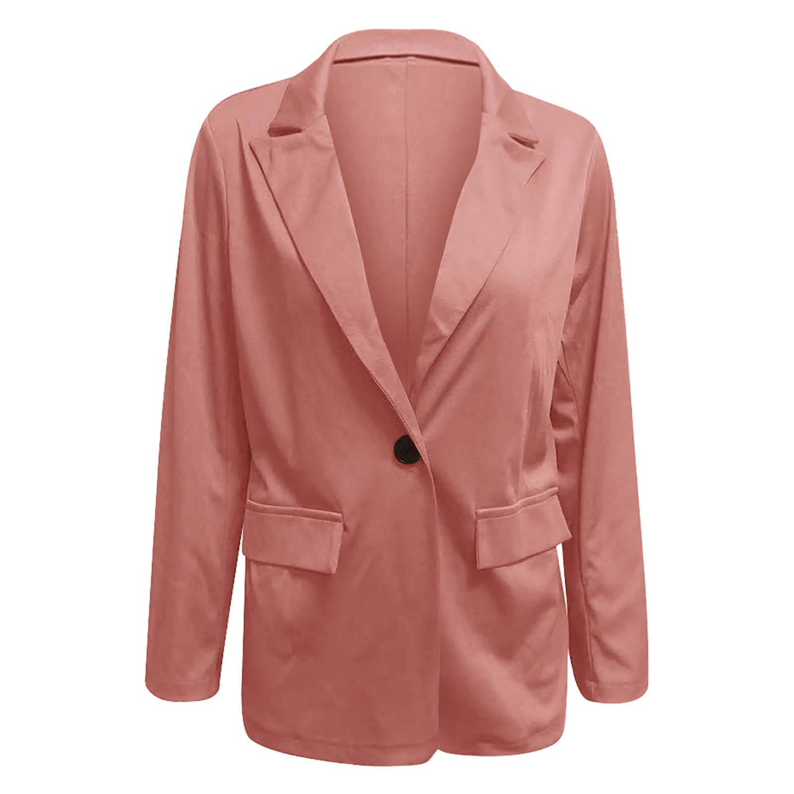 Generico Completo Donna Estivo Elegante,Completi da Donna con Risvolti in Due Pezzi Set da Lavoro per Ufficio Giacca Formale con Bottoni a Maniche Lunghe + Tailleur Pantalone Slim
