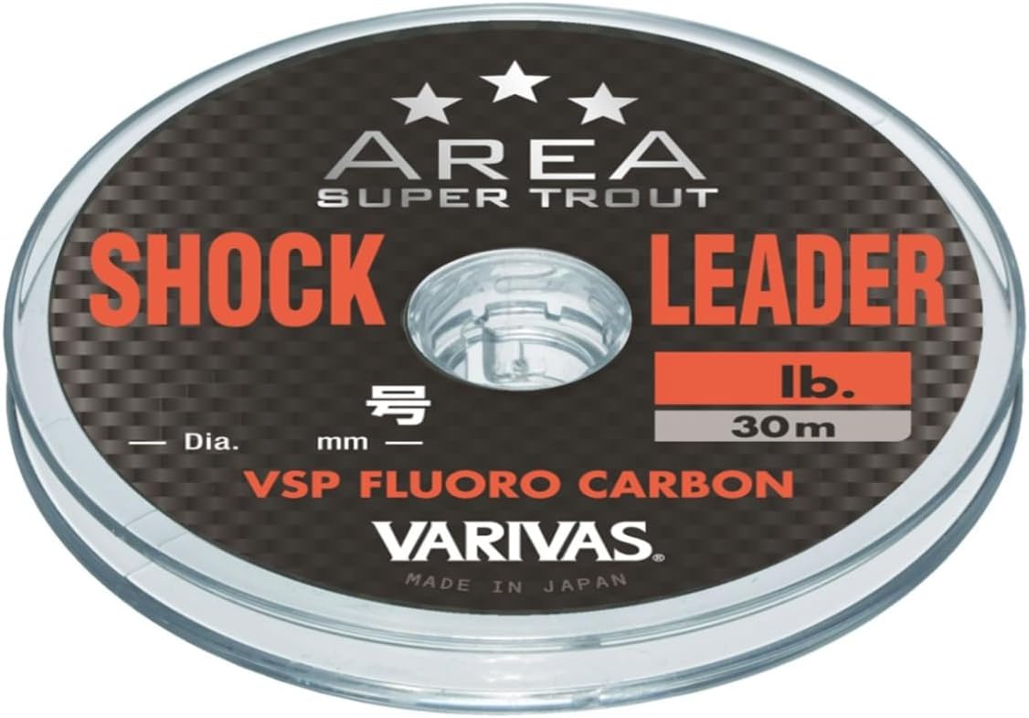 VARIVAS Super Trout Area Shock Leader VSP Fluoro 30m Natural 5lb (No. 1)