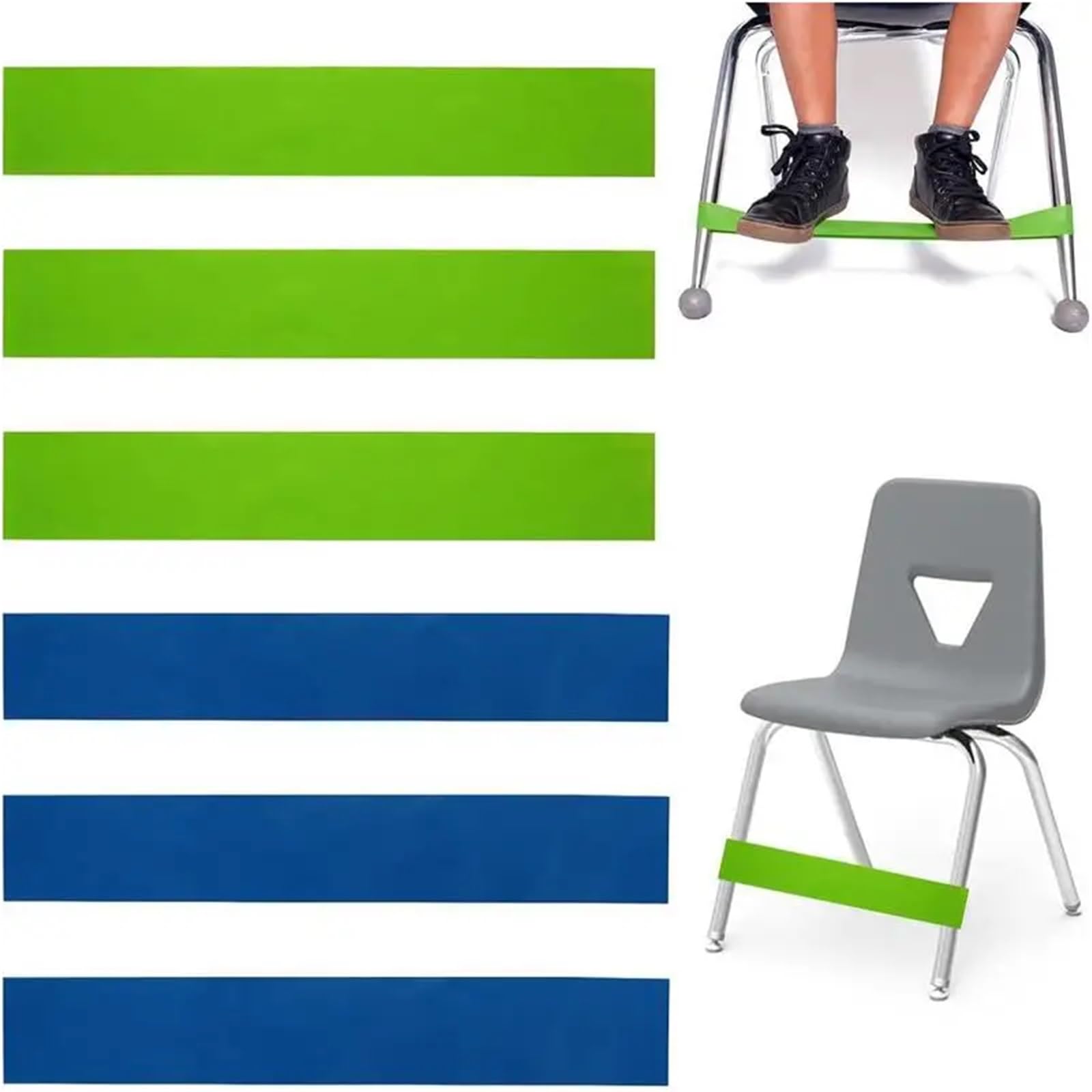 4 fasce elastiche for esercizi, for allenamento, accessori for per Allenamento