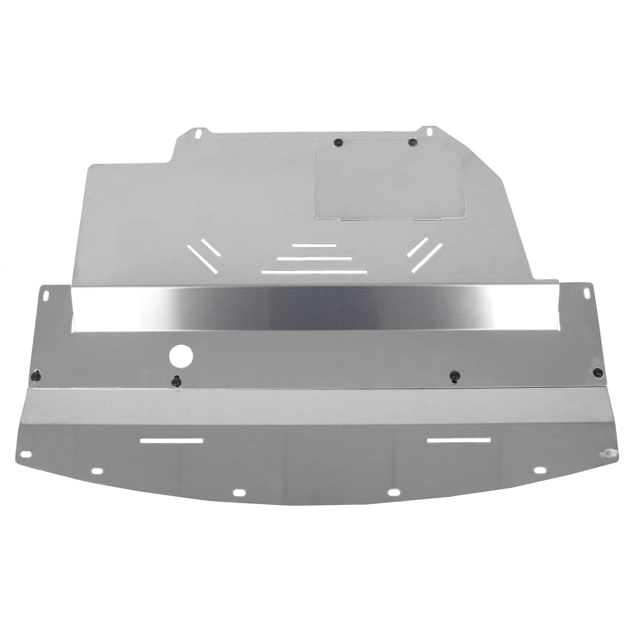 ECOTRIC Aluminum Under Tray Skid Plate Engine Cover Splash Shield for