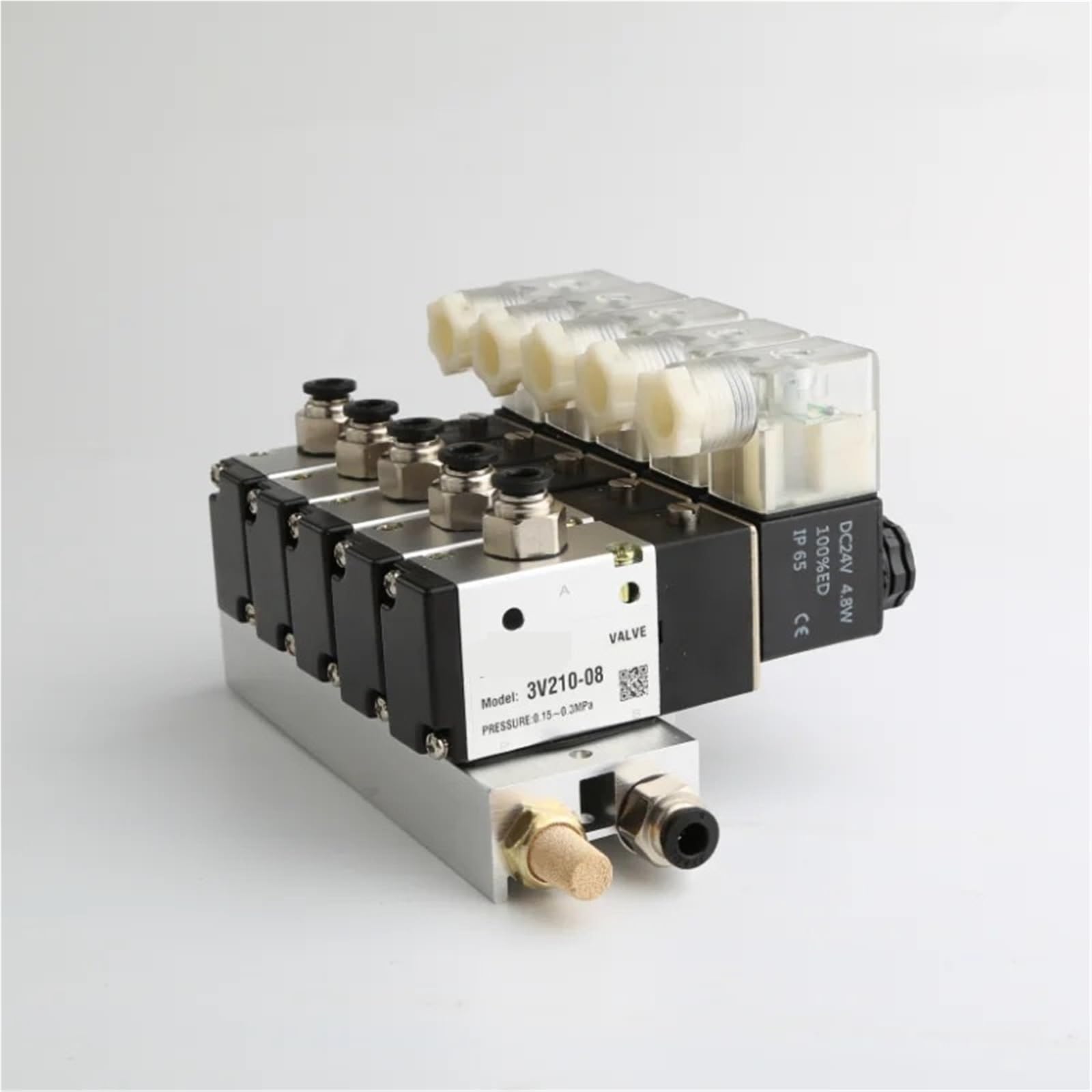 Bloc électrovanne 3V110-06-NC pour résoudre les pertes de pression pneumatique sur 6 lignes