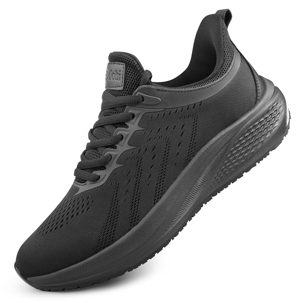 Non Slip Shoes for Men Food Service Work Shoes Restaurant Slip Resistant Hospital Walking Sneakers Breathable Lightweight Lace Up Shoes