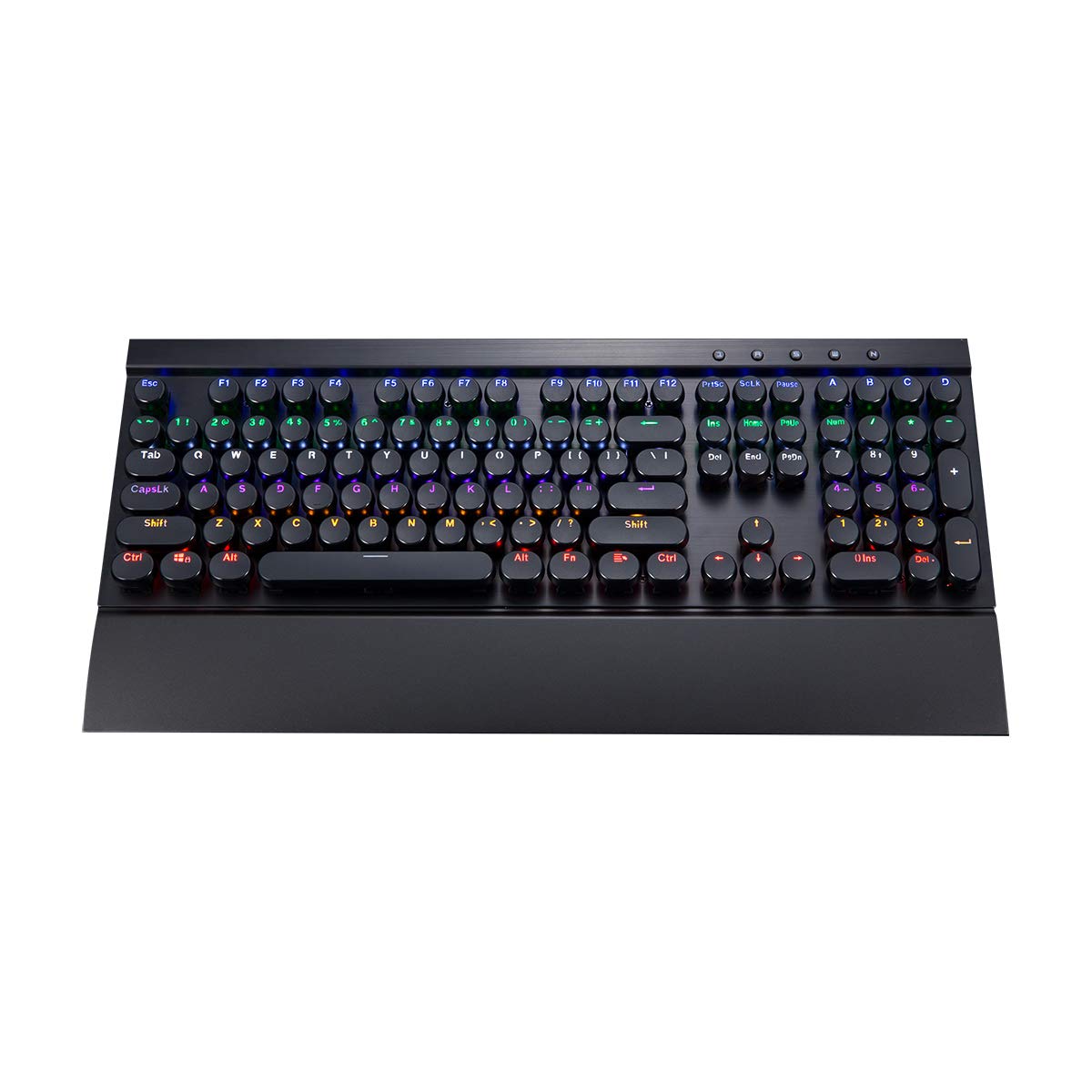 MK7 RGB Mechanical Keyboard Retro Gaming Keyboard-Blue Switches