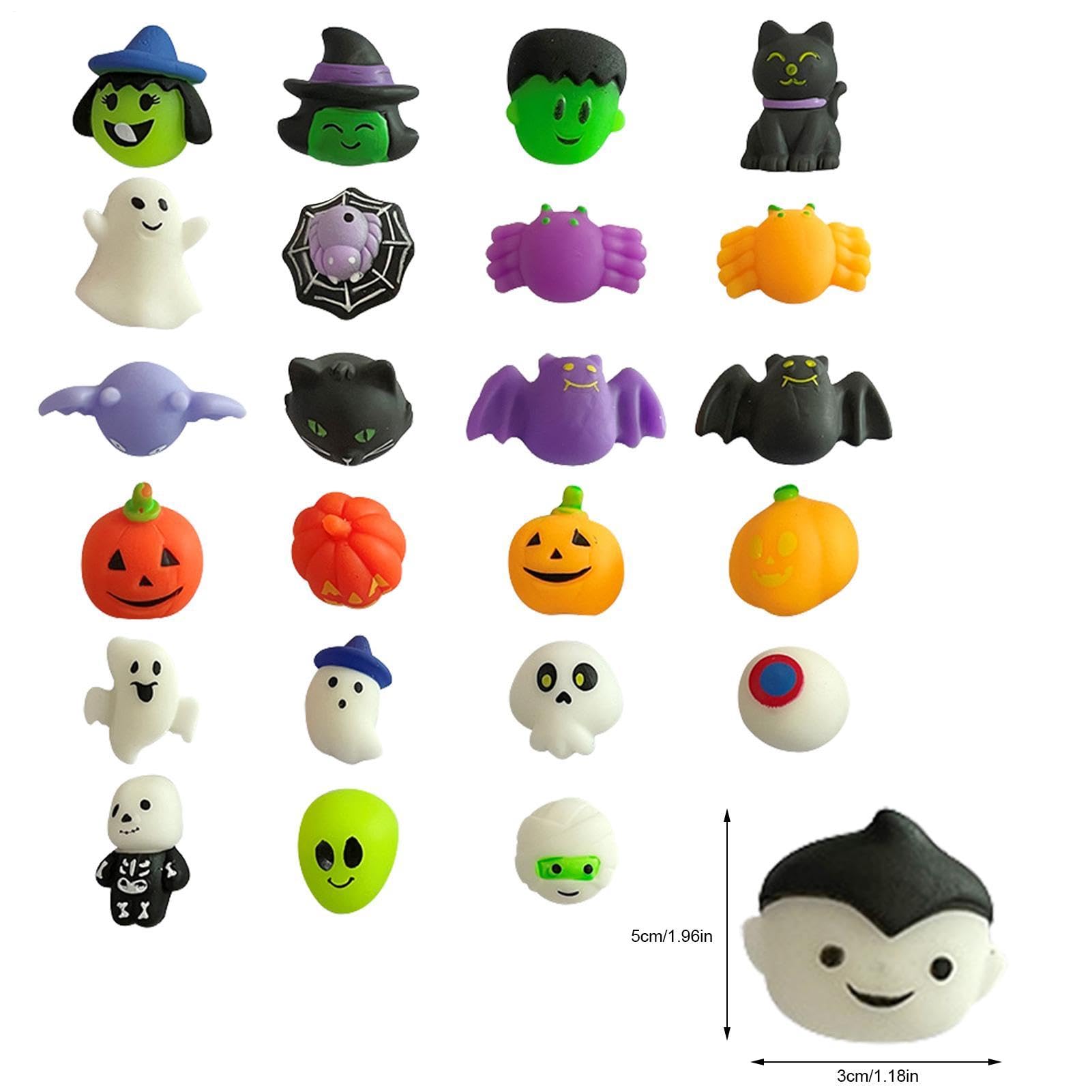 Amazon | 24個 スクイシーおもちゃ ハロウィン スクイーズ おもちゃ