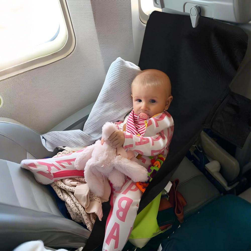 YGCHEN Amaca da Viaggio per Aereo, Lettino Pieghevole e Leggero per Neonati, Accessorio per Sedile Aereo