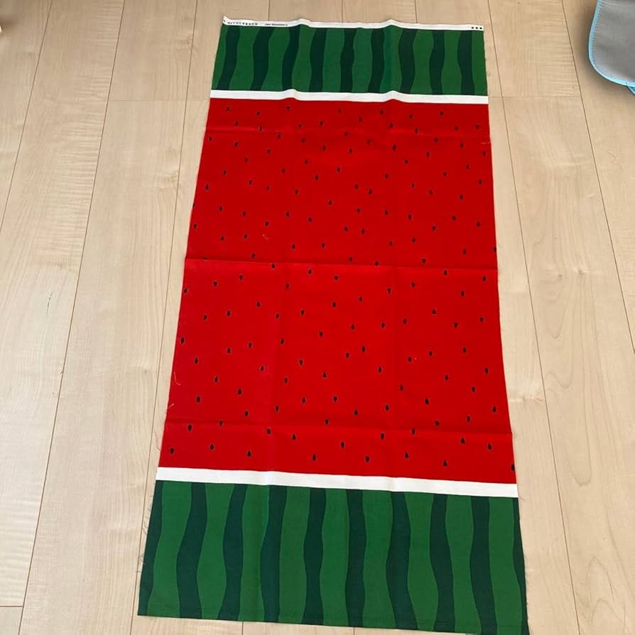 ハンドメイドおめかしスモックフリル　110 スイカ ハンドメイドおめかしスモックフリル110 スイカ