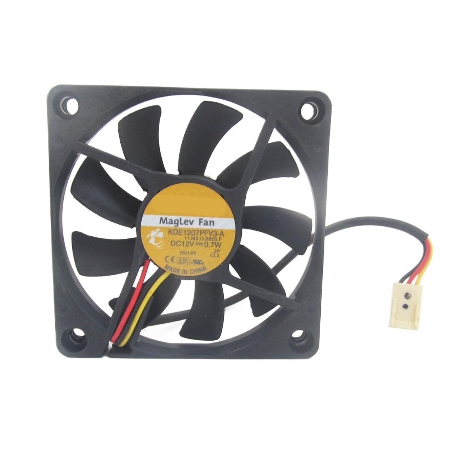 OKEWGHFL Cooling Fan KDEP1207PFV3-A 70x70x10mm 7010 DC12V 0.7W 3 Pins