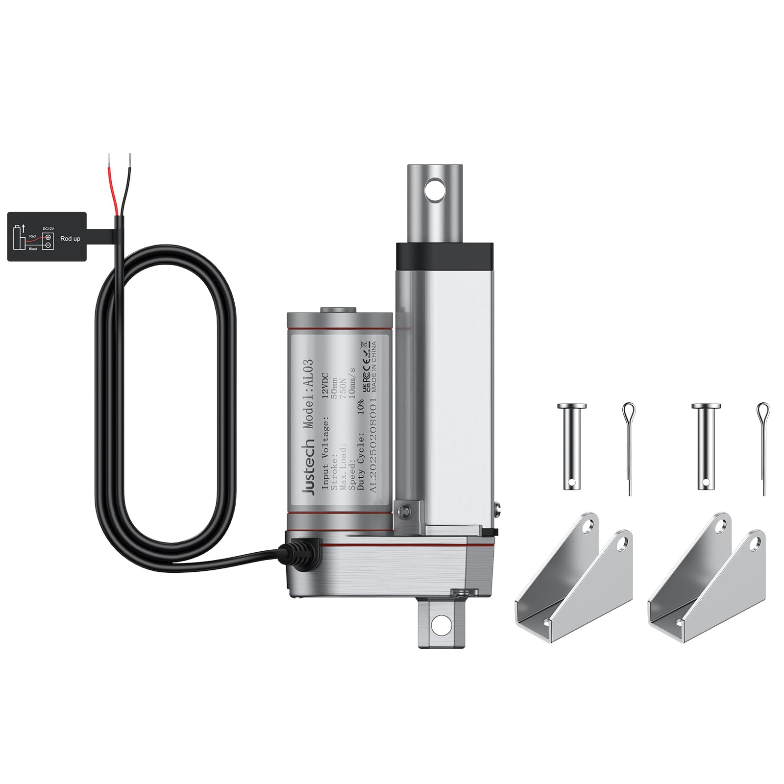 Amazon.co.jp: Justech リニアアクチュエーター 12V 電動