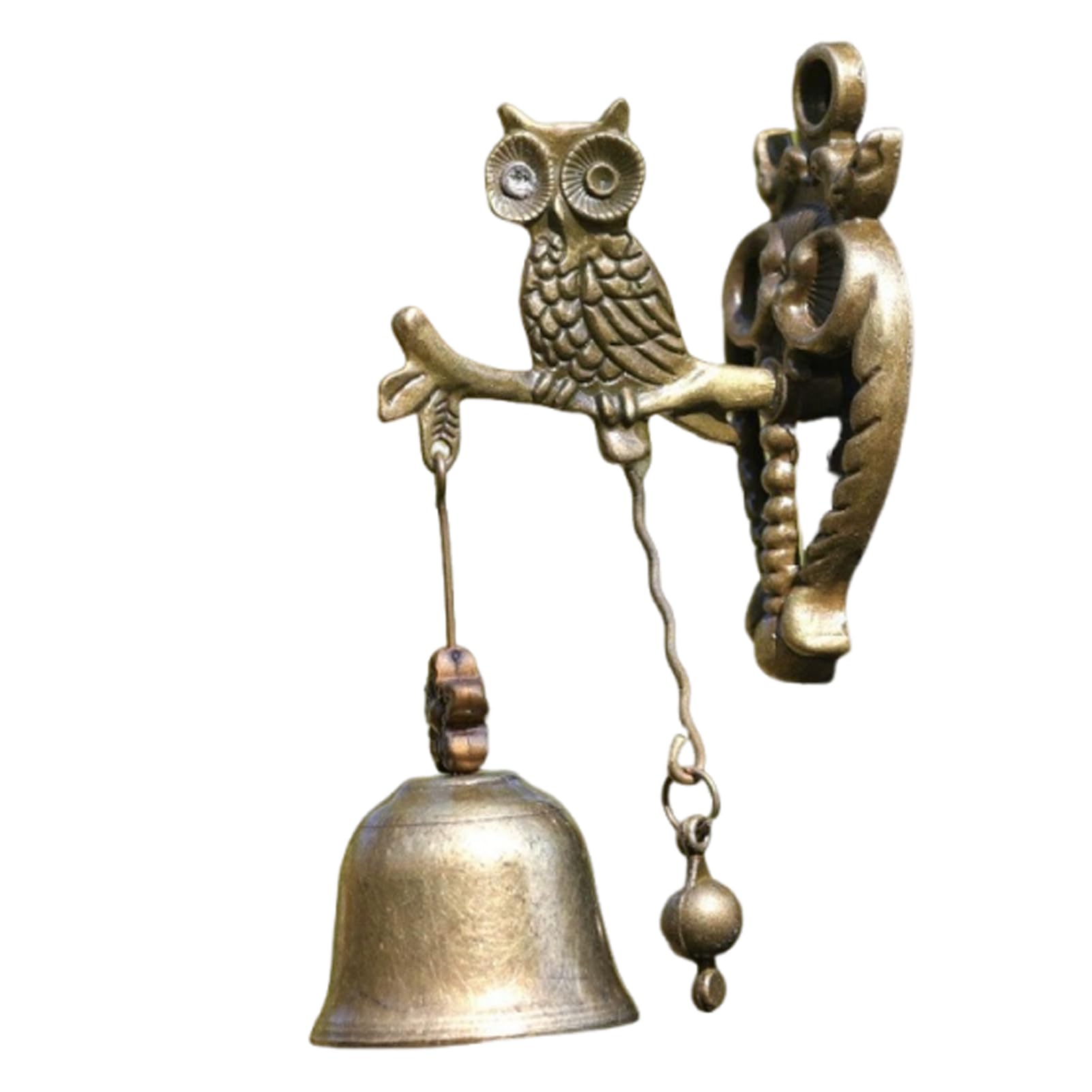 QUILSTM Easy Installation Cat Doorbell Durable And Sturdy Choice For Sports Venues Cat Door Bell 3D Surround Sound Bells Loud Sound Easy To Install, Owl