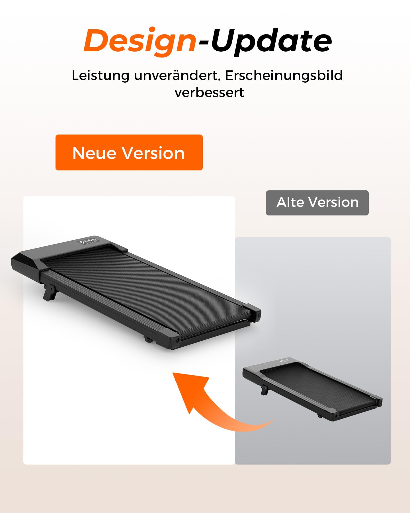MJWW Walking Pad mit Steigung 6%, Laufband für Zuhause & Büro 136 KG mit Smart App 6 km/h & 12 km/h, Laufband Schreibtisch Leise 2.5 PS mit Schulungskurse und Multiplayer-Wettbewerbe