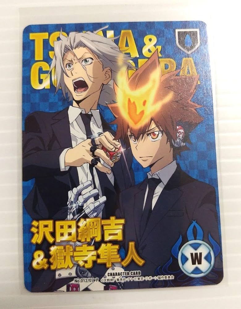 沢田綱吉&獄寺隼人 CCG PRカード 緑 ツナ Amazon.co.jp: 家庭教師ヒットマンreborn カード CCG 沢田綱吉獄