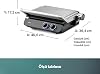 Homend Grilliant 1342H 3 in 1 Inox Body Double Sided XL Casting Plate Toast and Grill Machine