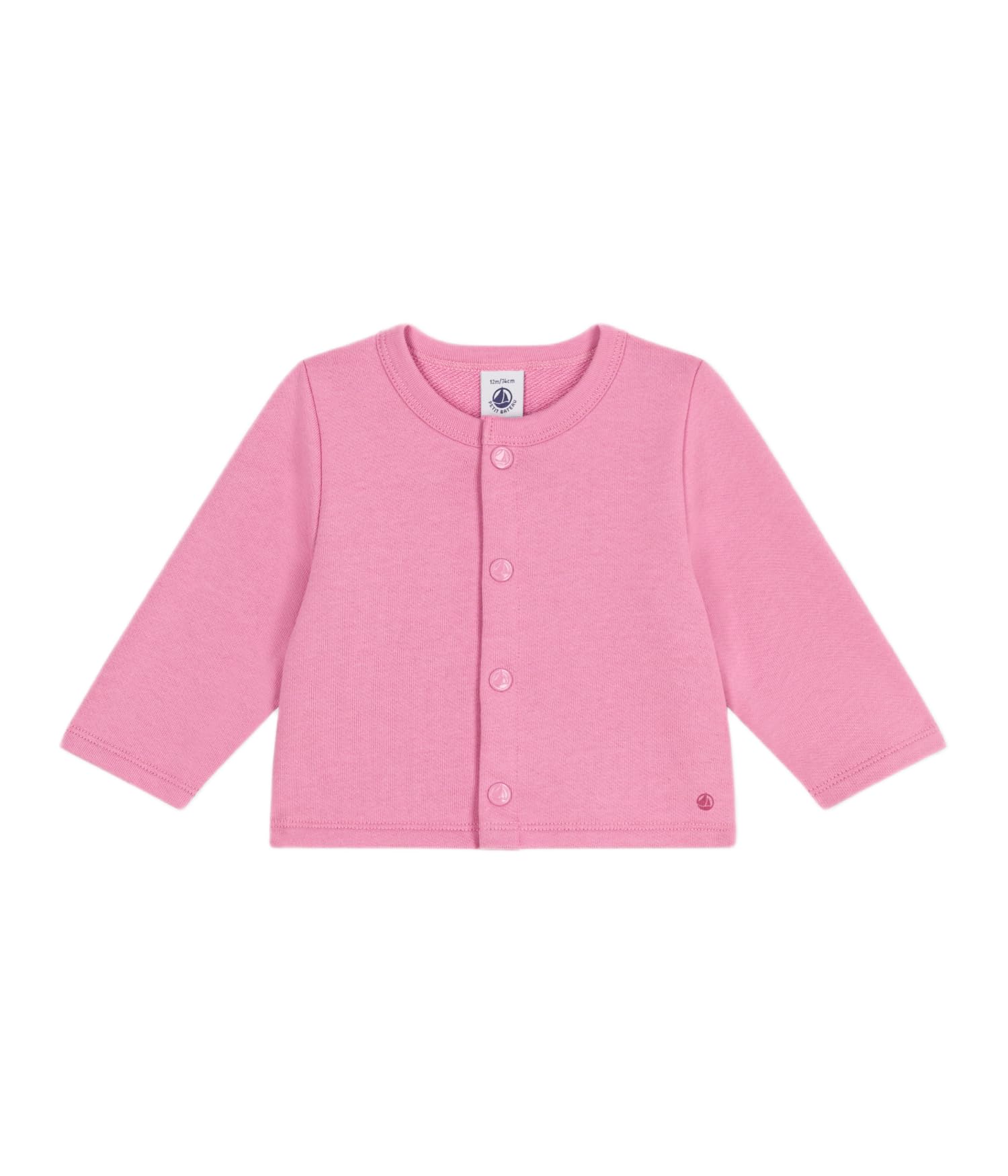Petit Bateau Cardigan Bébé en Coton Uni A0ejp02 Vêtements Jour Bébé Fille (Lot de 1)
