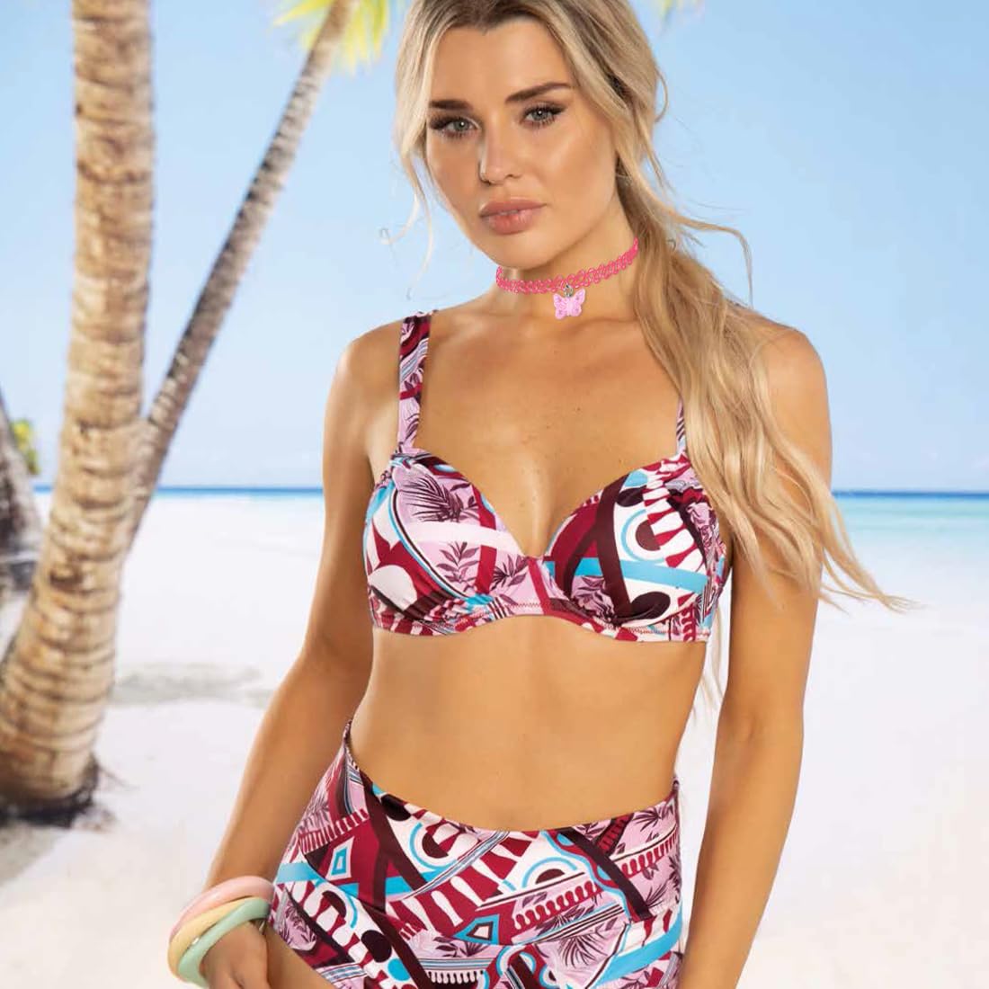 12 Pezzi Girocollo Set di collane per bambini adolescenti ragazze donne, Ciondolo Charm Unicorno Arcobaleno Panda Gatto Cuore Fiore Sirena Girocollo Tattoo Stretch Elastico Nero Rosa