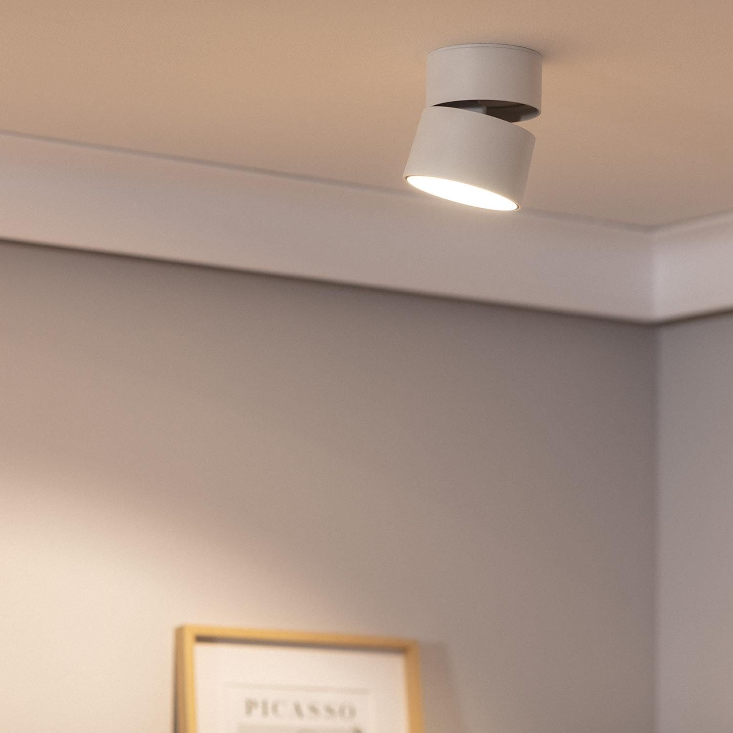 LEDKIA LIGHTING Aplique LED 30W de Aluminio Circular Blanco New Onuba 2700K Blanco Cálido
