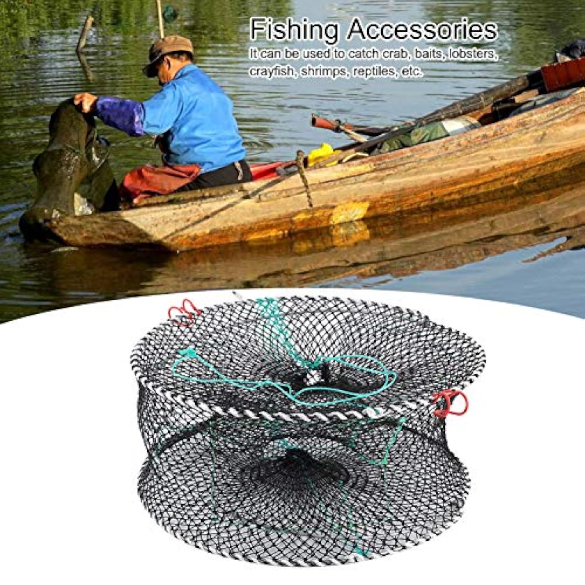 Generic Crab Trap, Cast Net, Fishing Accessories